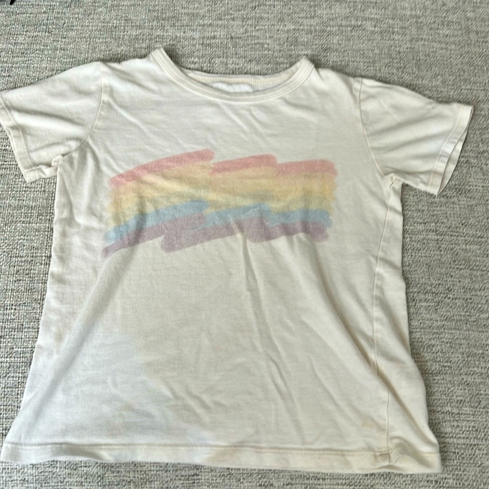 Mini Mioche rainbow tshirt
